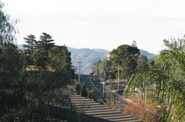 Hermosas vistas desde la terraza de cabañas